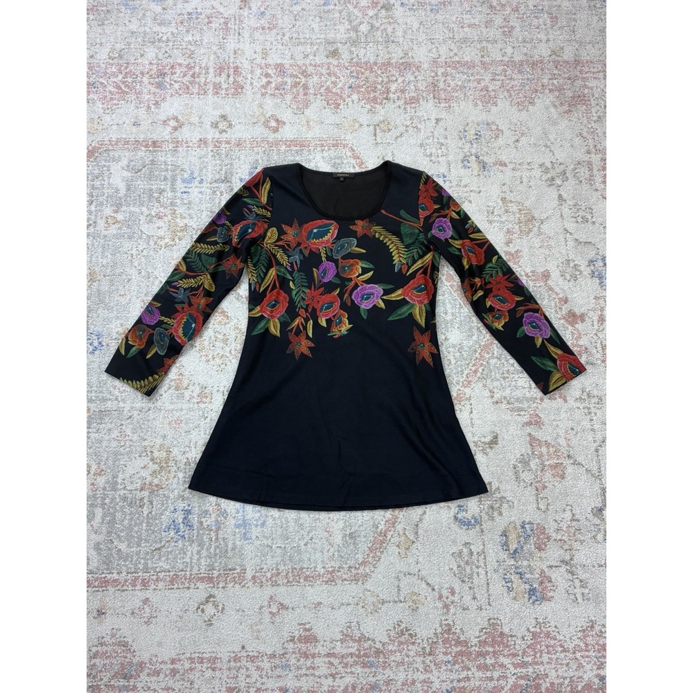 Dark Romantic Radzoli Witchy Floral Whimsigoth Long Sleeve Mini Dress Size S